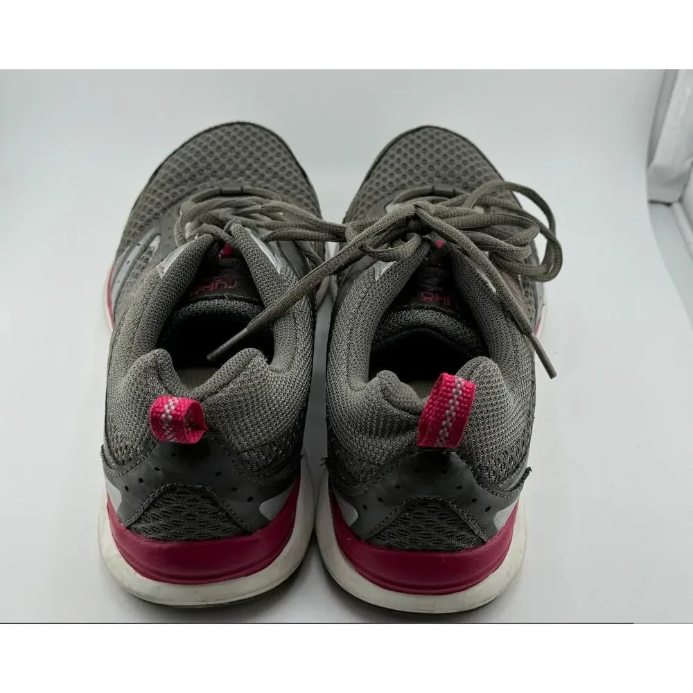 Ryka Cloudwalk Gray and Pink‎ Athletic Running Shoes Sneakers Women's Size 9.5